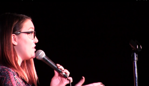 Talking on stage about that DUI she got in college {Arizona Cats Eye Video}