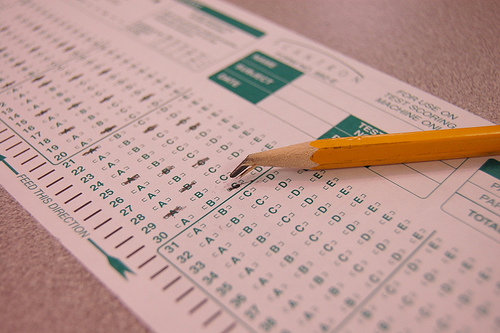 AP tests and CLEP exams are ways for students to test out of college credit before beginning college. (Via Flickr)