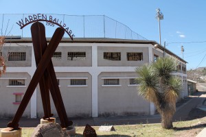 Warren Ballpark in Bisbee, Ariz. was built in 1909 and named after George Warren, known as the father of the towns mining camp. The park is now home to the local high school's baseball and football teams, the Bisbee Pumas. (Photographed by Natalie Grum/ Arizona Sonora News Service)
