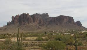 The Lost Dutchmans Mine is rumored to be hidden within the Superstition Mountains. 