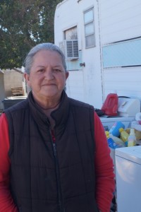 Nancy Salazar returning to her home in San Luis after a full day packing Lettuce. Photo by: Ashley McGowan/Arizona Sonora News 