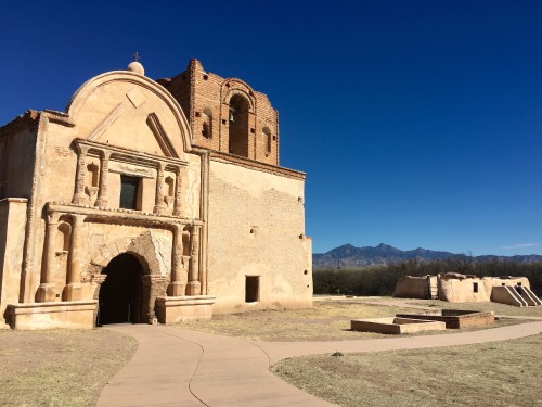 The Tumacácori Mission at Tumacácori National Historical Park. (Photo by: Sara Cline)