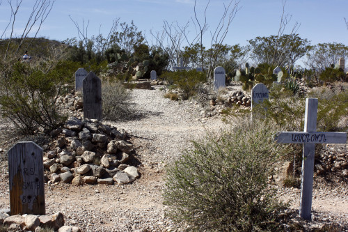 A third of the graves in Boothill hold unknown bodies. Photo by Devon Confrey / Arizona Sonora News Service