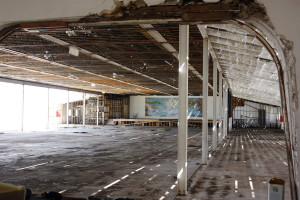 The old tabernacle of the Bible college remains, even after new ownership. (Photograph by Devon Confrey / Arizona Sonora News)