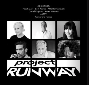 An ad for Tucson Fashion Week 2014's Project Runway Night, hosted by Parker, featured the collections of various Project Runway alumni designers. (Photo Courtesy of Tucson Fashion Week 2014.)