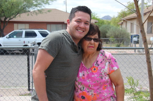 Of Dolores 13 grandchildren, Frankie is the second eldest.  Photo by Adriana Espinosa/ Arizona Sonora News
