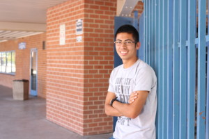 Daniel Lopez will graduate from PHS this May. Photo by Adriana Espinosa/Arizona Sonora News