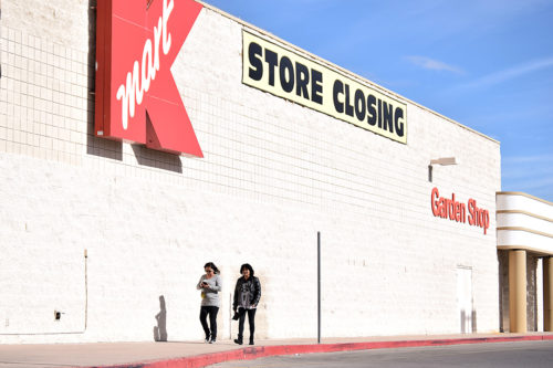 Kmart in Sierra Vista, Ariz., on Sunday, Nov. 27, 2016 will close its doors on Dec. 11. About a dozen Cochise businesses, in a variety of sectors, closed over the past year, including the county’s biggest retailers Kmart and Hastings. (Photo by Danyelle Iliana Khmara / Arizona Sonora News)