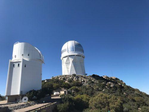 2.3m Bok Telescope Tower (Left) and 4m Mayall Telescope Tower on Kitt Peak Photo By: TJ Gibbs/ArizonaSonoraNews