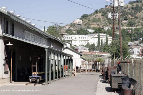 Copper Queen mine in Bisbee, Ariz. on Monday Sept. 11, 2017. The Copper Queen mine served as a foundation to the town of Bisbee in the early 1900s. (Photographed by Leah Gilchrist/ Arizona Sonora News)