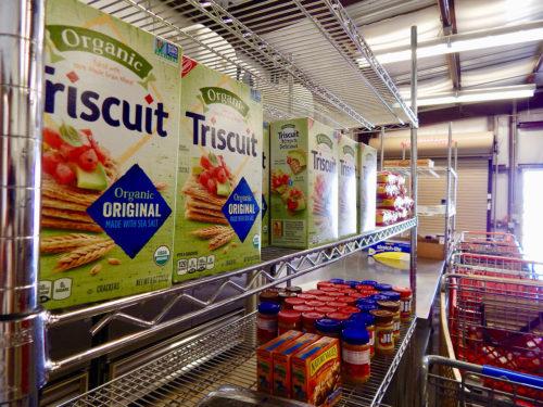 Triscuit biscuits are one of the dry goods that last well at food banks. The Tombstone Community Food Bank is currently collecting foods for the holidays. Photo by: Tirion Morris / Arizona Sonora News Service 