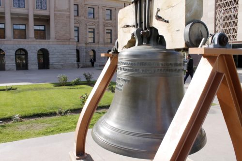 Arizona's Liberty Bell is a replica of the bell that tolled when the U.S. first gained independence. (Photo by: Erik Kolsrud)