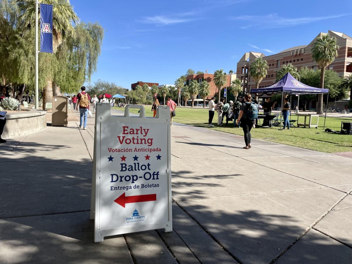 Early Voting is happening now on the University of Arizona campus. 
