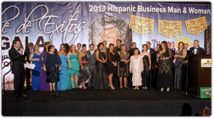 Tucson Hispanic Chamber of Commerce honoring businessmen and women. Courtesy of Leslie Leon.