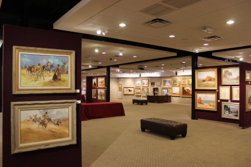 Scottsdale Art Auction room. Photo by Ethan MCSweeney