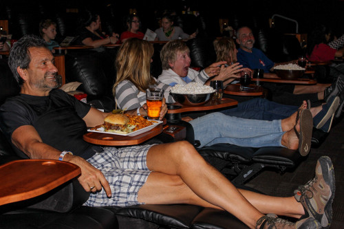Patrons at Tucson's Roadhouse Cinema watch a Sunday matinee. Photo by: Erin Shanahan/Arizona Sonora News
