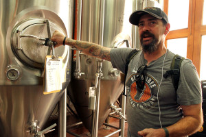Buster Garvin is the mastermind behind the marketing and distribution of the brewery. Photo by Emily Lai/Arizona Sonora News Service.