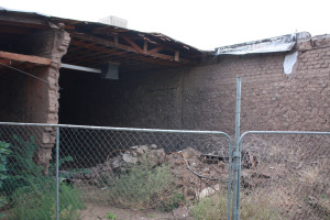 A view of the back of the Tombstone Gourmet restaurant. Like Vogan's Alley Bar and the Bella Union, the business have been out of commission for a while. Photo by: Kethia Kong/Arizona Sonora News Service