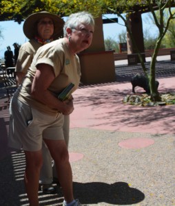 Kate Corcoran at the Arizona-Sonora Desert Museum (Photo by: Zach Armenta/Arizona Sonora News)