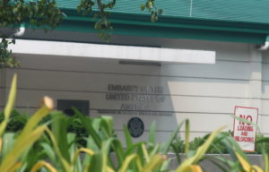 The United States Embassy in Manila, Philippines. Photo by Alex Devoid/ Arizona Sonora News Service 