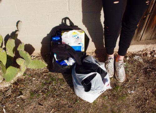 Teri's mom left her homeless when she was 14 years old. Since then, she has always carried cereal and an extra pair of clothes everywhere she goes in anticipation of sleeping somewhere new.