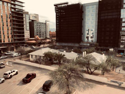 High-end apartment construction near campus brings some headaches
