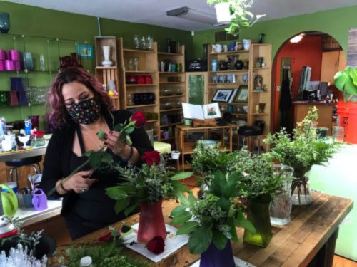 Blossom-filled local shop builds community