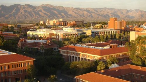 The University of Arizona campus that I had to say goodbye to abruptly. (Photo courtesy of KOLD).