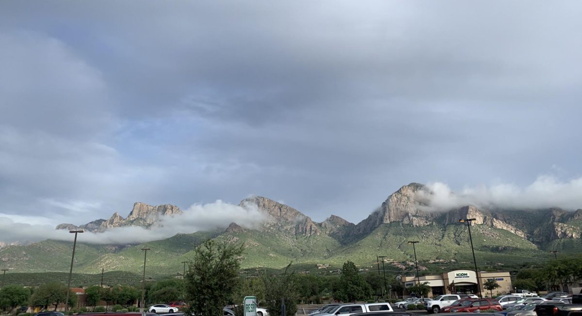 Mount Lemmon, Tucson, pictured after a heavy rain storm in August 2022.