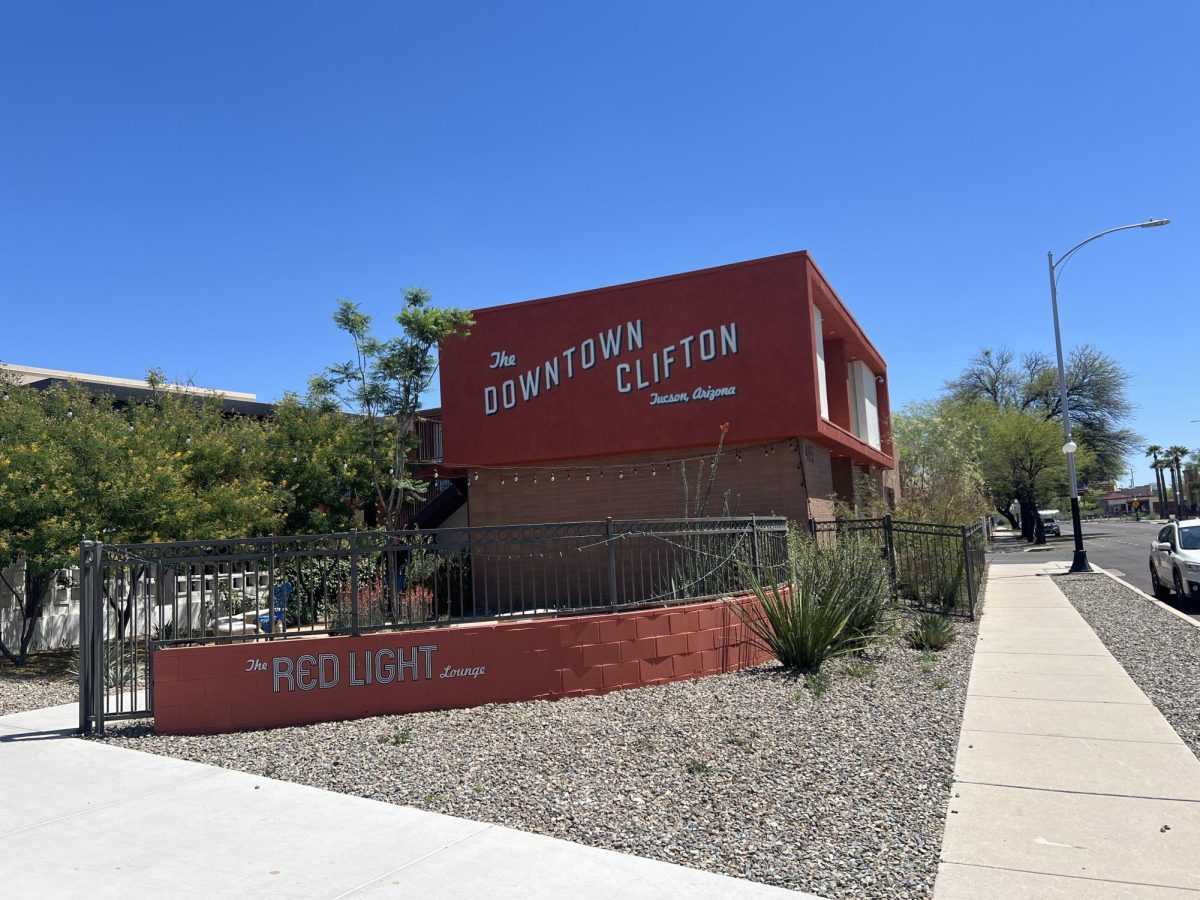Downtown Clifton, 10-minute drive from the University of Arizona and home to  the popular Red Light Lounge. 