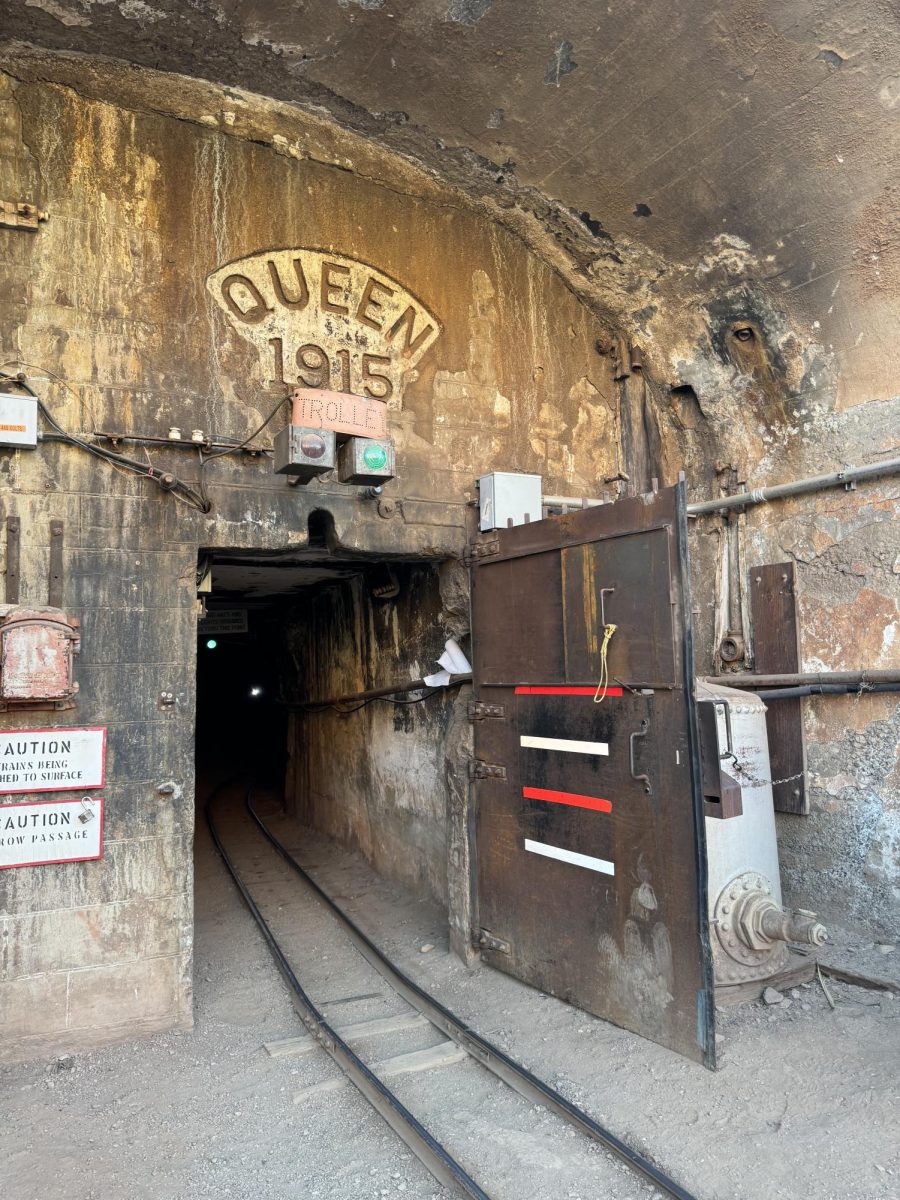 The entrance to the Copper Queen Mine in Bisbee, AZ. There are 5 daily tours to choose from.