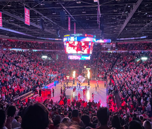 Arizona introducing its players before the game against the University of Utah on Feb. 16, 2023, at the McKale Center. No. 8 Arizona won 88-62. 