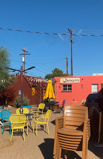 Bright sunny afternoon at Zemam's Ethiopian Cuisine