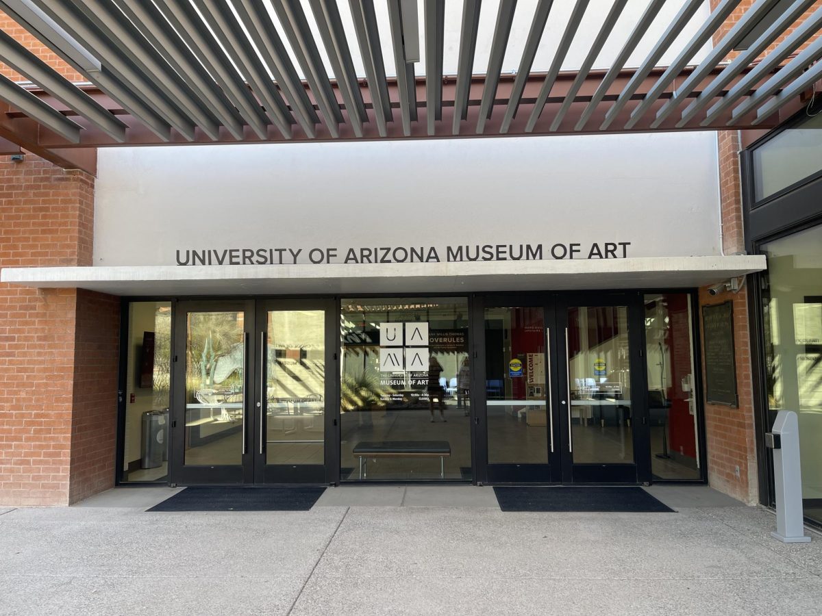 The entrance to the University of Arizona Museum of Art taken on Feb. 11, 2025. 