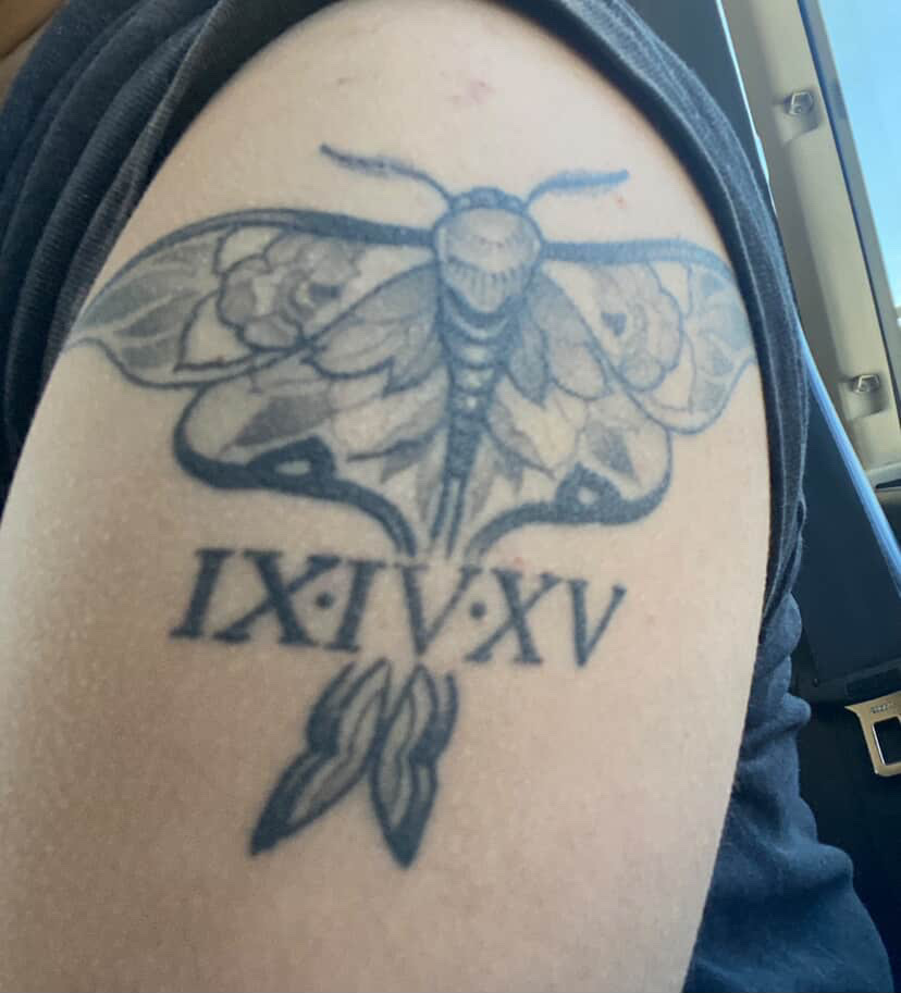 Sophia Harris got three tattoos on her 18th birthday in Tucson. (Courtesy of Sophia Harris)