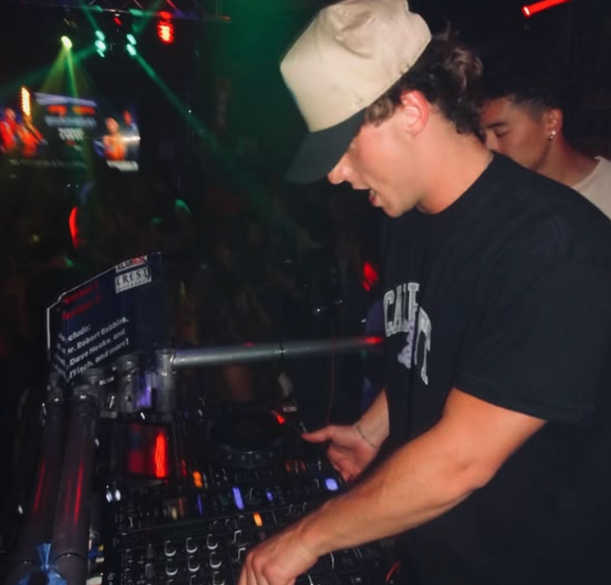 University of Arizona student Aidan Wright, who performs under the name WRIGHT, DJs at The Blind Pig on East University Boulevard in Tucson.